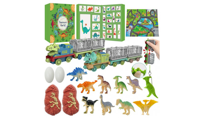 Kalendarz Adwentowy Dla Dzieci Dinozaury Figurki Akcesoria