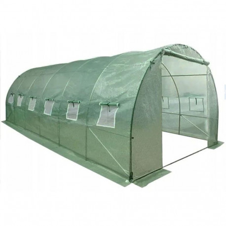 Tunel aiandus kasvuhoone 6x3x2m folia 18m² UV-4 premium