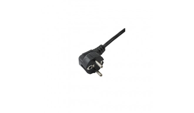 Akyga Power Cord AK-NB-01A for notebooks IEC C5 250V/50Hz 1,5m Black 1.5 m CEE7/7 C5 coupler