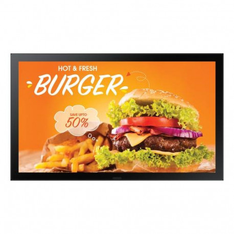 Samsung OH24B Digital signage flat panel 61 cm (24") LCD Wi-Fi 1500 cd/m² Full HD Black Built-i