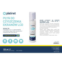 PLATINET LCD CLEANING LIQUID + MICROFIBER 125ML + 15x15CM PFS-PCK06 [46121]