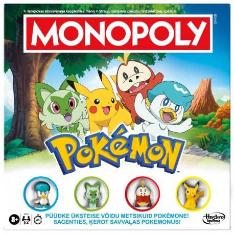 MONOPOLY Board game Pokemon (In Estonian and Latvian lang.)
