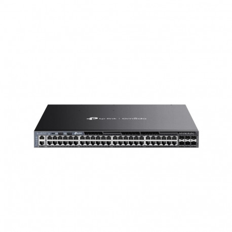 Switch Omada 48-Port Gb Stackable Lite L3 Managed with 4 PORT: 24× Gigabit RJ45 Ports, 4× 10G SFP+ S