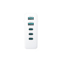 3MK HyperCharger 140W 3xUSB-C + 2xUSB GAN seinalaadija, PD+QC