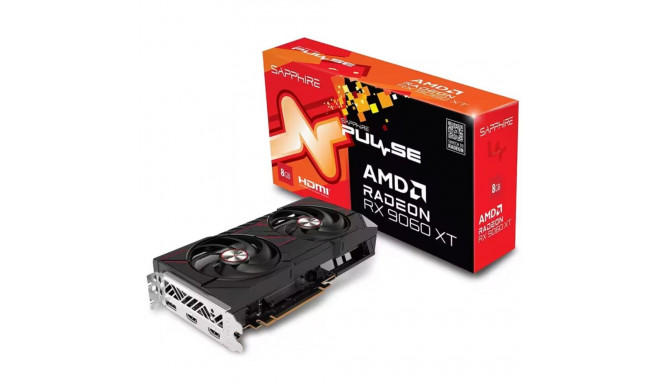 Graphics Card|SAPPHIRE|AMD Radeon RX 9060 XT|8 GB|GDDR6|128 bit|PCIE 5.0 16x|GPU 2700 MHz|Dual Slot 