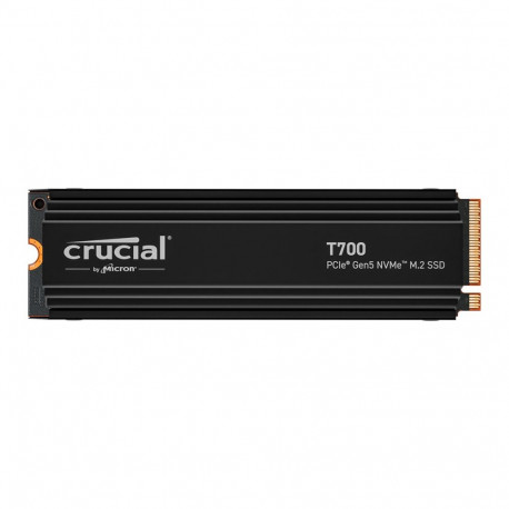 Crucial T700 1TB PCIe Gen5 NVMe M.2 SSD with heatsink