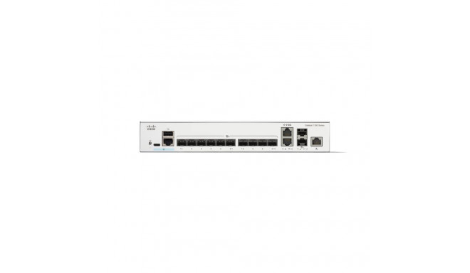 CISCO Catalyst 1300 12-pordiline lüliti 10 x 10GE SFP+ 2 x 10GE jagatud ülendusporti
