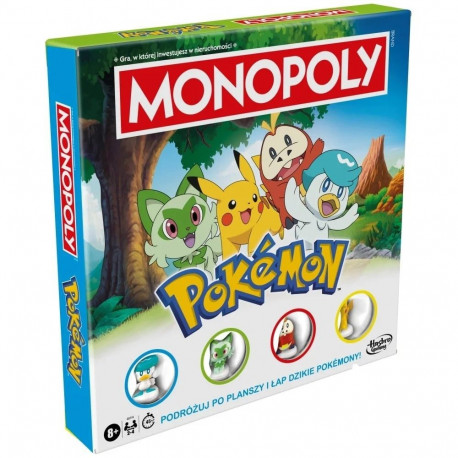 Hasbro Monopoly Pokémon lauamäng (poola väljaanne)
