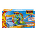 Hot Wheels Rapid Launch & Loop mängukomplekt 1:64 mõõtkavas survevalatud mänguautoga, avarii- ja raj