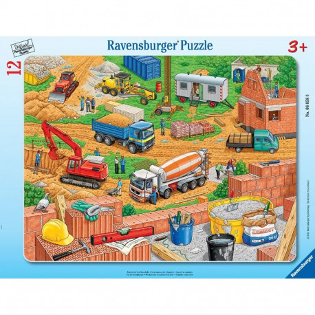 Ravensburger plaatpusle Ehitusmasinad 12tk