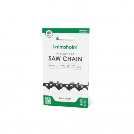 SAW CHAIN PREMIUM 45 DL 3/8 .043/1.1MM