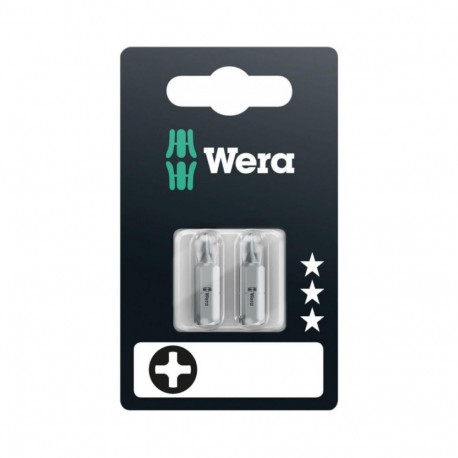 SCREWDRIVER BIT WERA TORSION 2PCS PH2X25