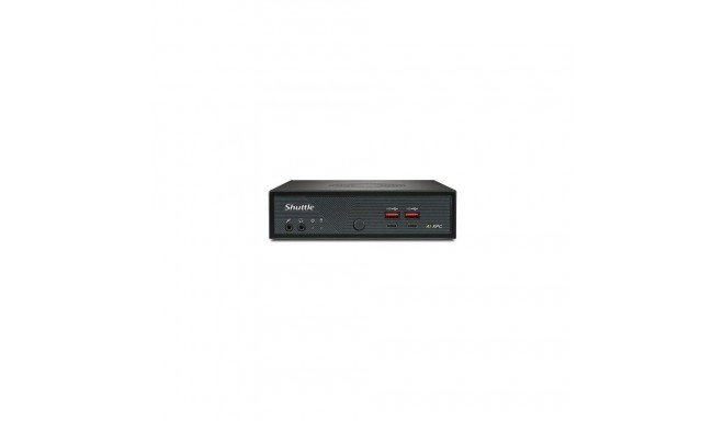 Shuttle Slim AI PC DN11H7 Intel Core Ultra 7 155H, Intel Arc graphics, 2xHDMI, 2x DP, 4x 2.5 Gbit LA