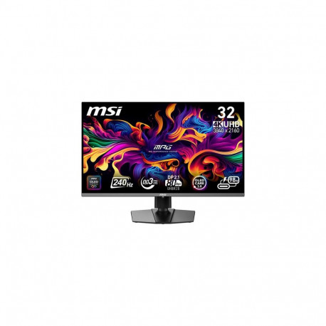 MSI MPG 322URX QD-OLED computer monitor 80 cm (31.5") 3840 x 2160 pixels 4K Ultra HD Black