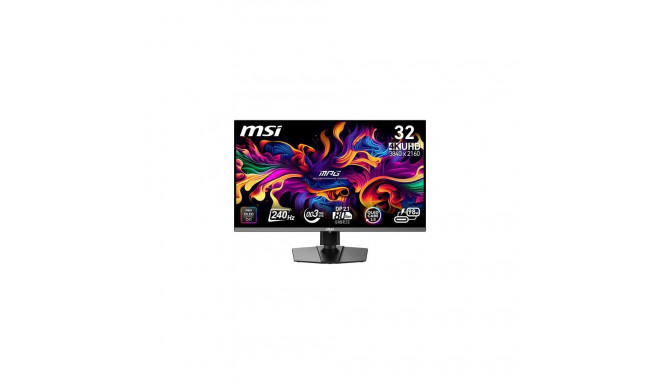 MSI MPG 322URX QD-OLED computer monitor 80 cm (31.5&quot;) 3840 x 2160 pixels 4K Ultra HD Black