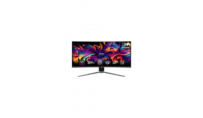 MSI MPG 341CQPX QD-OLED computer monitor 86.4 cm (34&quot;) 3440 x 1440 pixels UltraWide Quad HD