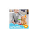 Fisher-Price Snuggly Snacky Capybara Plush Baby Sensory Toy with Teether &amp; Rattle for Newbor