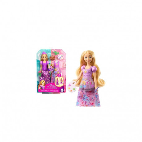 Disney Princess 2-in-1 Stories Rapunzel Fashion Doll with 2 Snap-On Bodices, 2 Skirts & 9 Ac