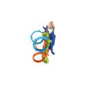 Hot Wheels Action 4-Loop Crash Out Track Set with Motorized Booster &amp; 1:64 Scale Toy Car