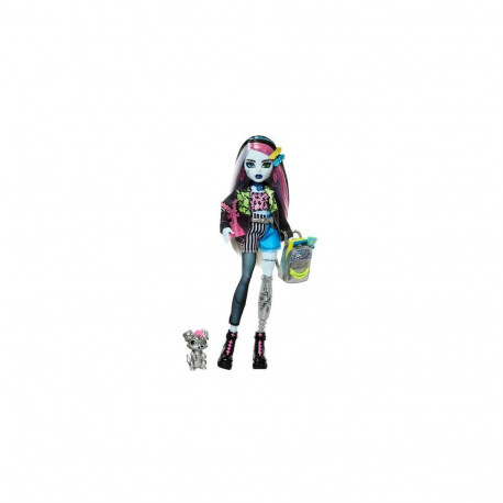 Monster High Frankie Stein Fashion Doll with Pet Watzie and Accessories
