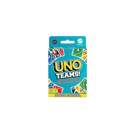 Games UNO Teams Card Game for Family Nights, Game Nights, Travel, Camping &amp; Parties
