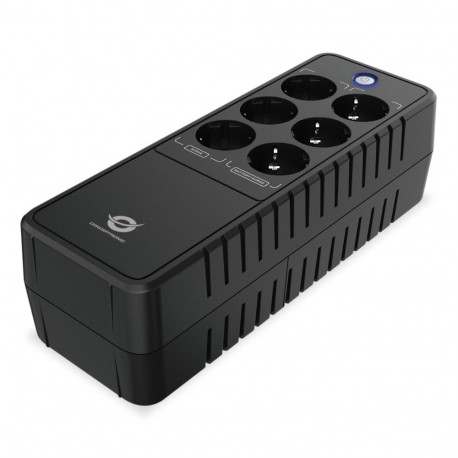Conceptronic ZEUS09E 850VA 490W kontori UPS, Schuko