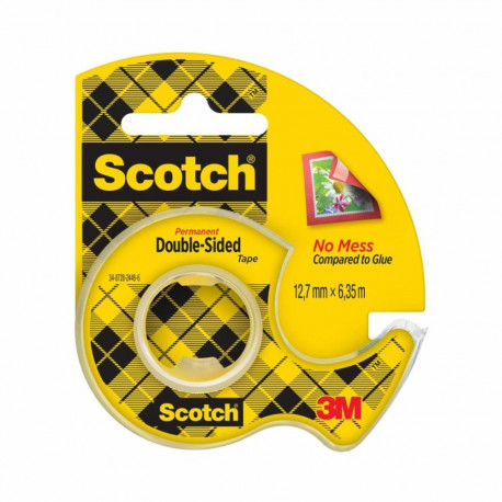 Scotch kahepoolne teip ja hoidik 12mm x 6,3 136D-MDEU