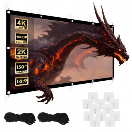 Projection screen 150&#39; 330x187cm, MC-167