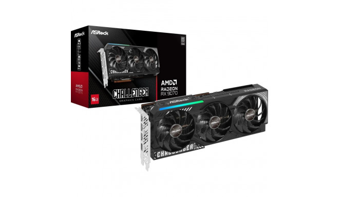 ASRock Radeon RX 9070 Challenger 16GB GDDR6 Graphics Card (RX9070 CL 16G)