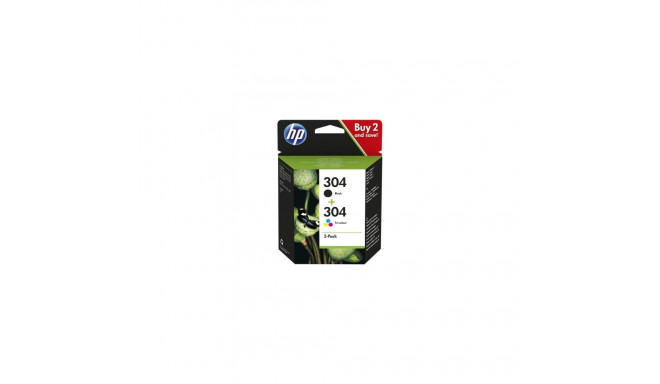 HP 304 tindikassett must + CMY 3JB05AE