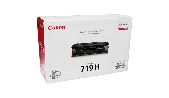 Canon 719H lasertoonerikassett, must