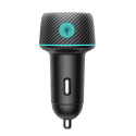 60W USB-C USB-A car charger Joyroom JR-CCN01 - black