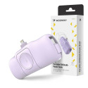 Wozinsky WF16-YLS 5000mAh 15W Lightning Mini Power Bank with Built-in USB-C Cable and Apple Watch Ch
