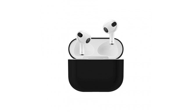 Airpods 3 laadimiskarbiümbris Trendybay CBAP-3115, silikoon, must