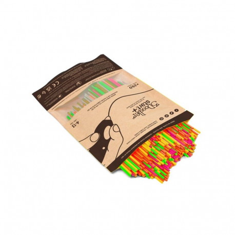 3Doodler plastfilament Start+ 250, kompostitav, fluorestseeruv, 1g, neoonroheline, neoonoranž, neoon