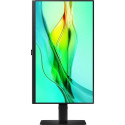 SAMSUNG ViewFinity S24D604UAU, LED monitor - 24 - black, QHD, IPS, Daisy Chain, KVM, DP, HDMI, USB-C