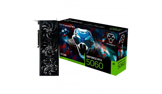 GeForce RTX 5060 Python III 8GB (DLSS 4, 3x DisplayPort, 1x HDMI 2.1)