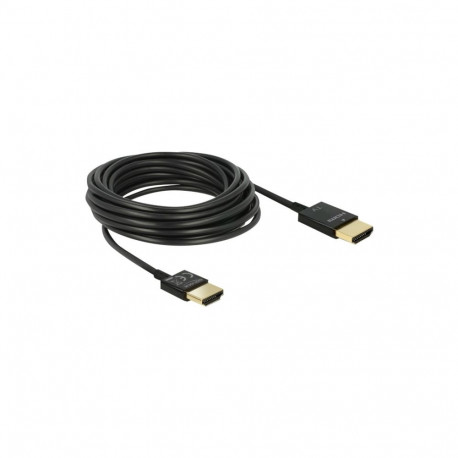 Kabel HMDI A Stecker > HDMI A Stecker High Speed 3D 4K Aktiv Slim (schwarz, 3 Meter)