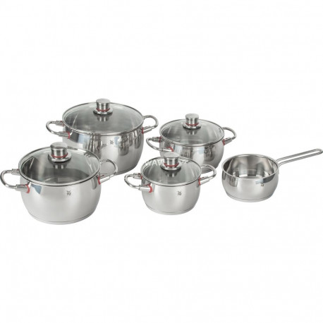 WMF Quality One 5-piece stainless steel pot set