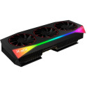 XFX Radeon RX 9070 XT OC Mercury RGB Magnetic Air, graphics card black, RDNA4, GDDR6, 3x DisplayPort