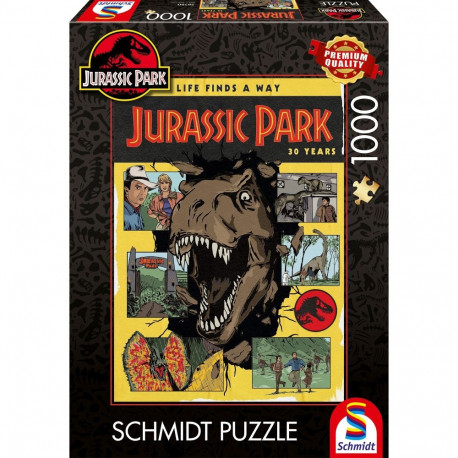 Jurassic Park pusle 30 Jahre Jurassic Park - Life Finds a Way 1000 Teile