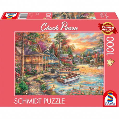 Chuck Pinson: Ufer im Abendgold (1000 Teile)