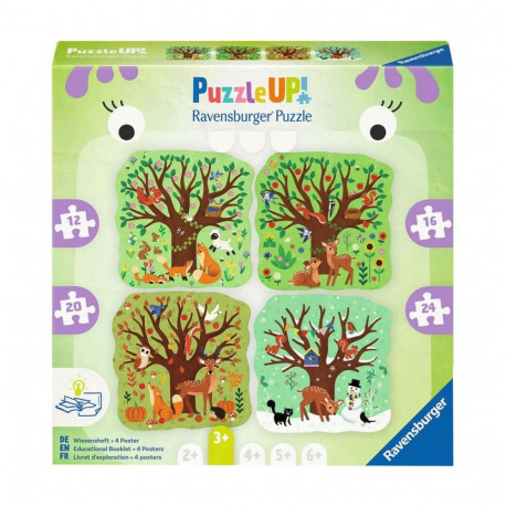 Puzzle UP! pusle neli aastaaega 12, 16, 20 ja 24 tükki