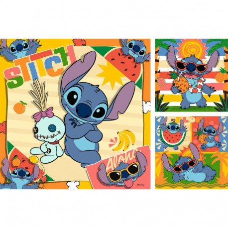 Ravensburger children's puzzle Disney Stitch 3x 49 pieces
