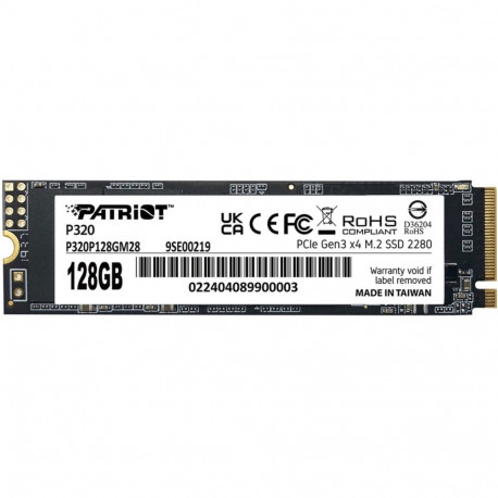 P320 128GB (PCIe 3.0 x4, NVMe 1.3, M.2 2280)