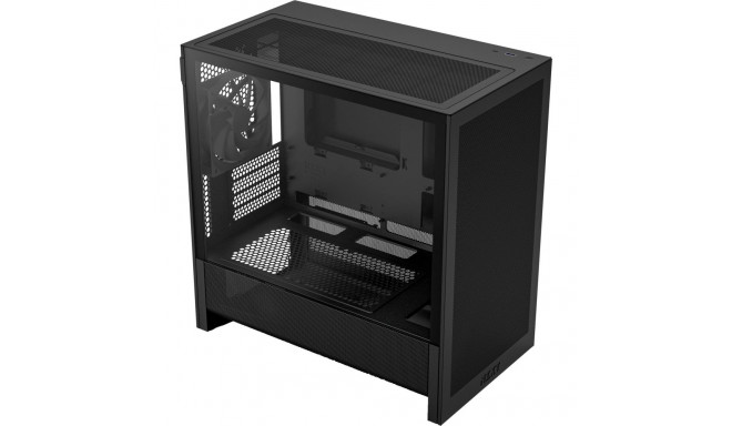 NZXT H3 Flow, tower case black (matte), tempered glass