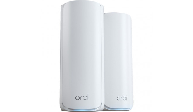 Netgear ORBI RBE772-100EUS WIFI 7 MESH additional satellite set of 2, mesh access point white, tri-b