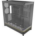 Montech HS02, tower case black, tempered glass x 2