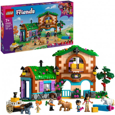 LEGO 42654 Friends Pony Farm & Stable, construction toy