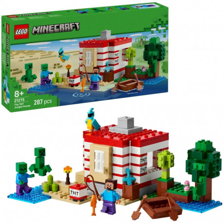 LEGO 21275 Minecraft The TNT Jungle House, construction toy